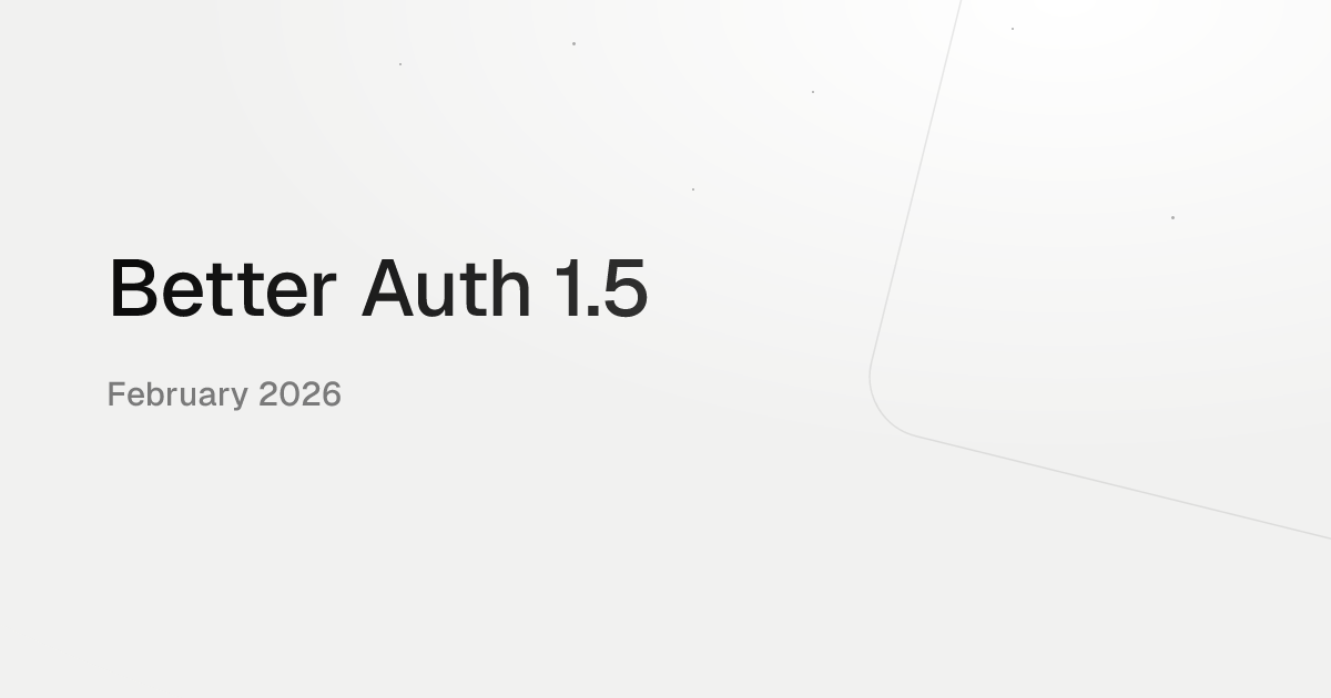Better Auth 1.5